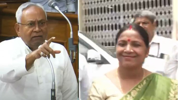 bihar cm nitish kumar controversy statement in assembly RJD mla rekha devi