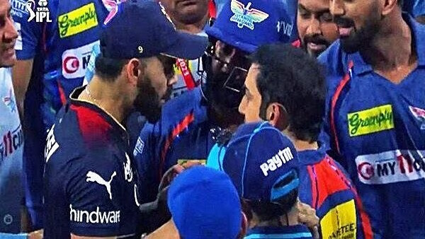 virat kohli and gautam gambhir
