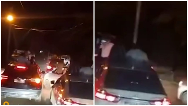 Procession of murder accused in Gwalior happiness expressed on coming out of jail