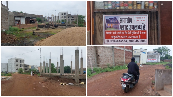 Those making illegal colonies are selling plots by putting up posters residents are worried