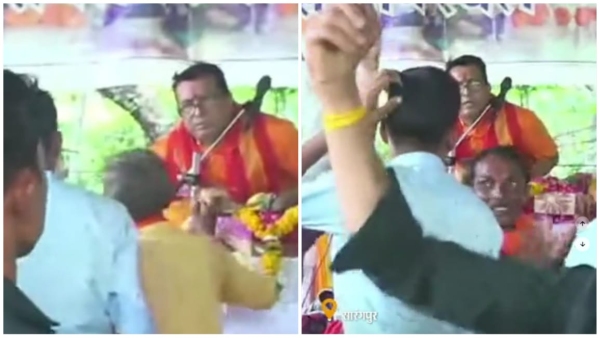 kathavaachakr Saint Gopal Krishna died of heart attack on the Katha stage itself