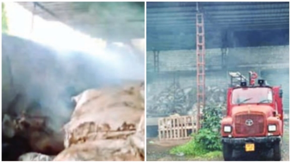 Fire breaks out again in Congress leader Govind Singh Goyal s factory