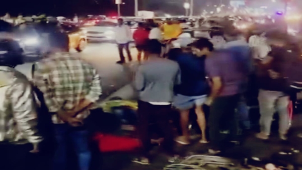 Big road accident in Bagh Sevaniya 4 people died in collision between bus and bike