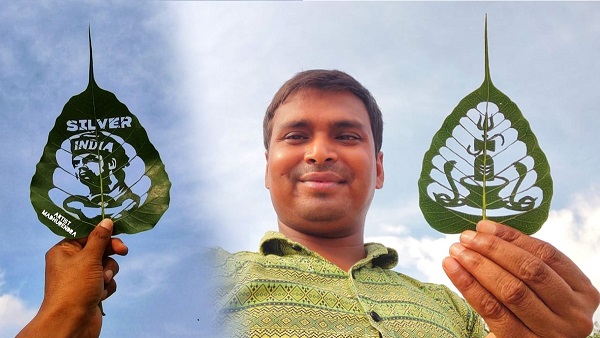 Art On Peepal Leaves