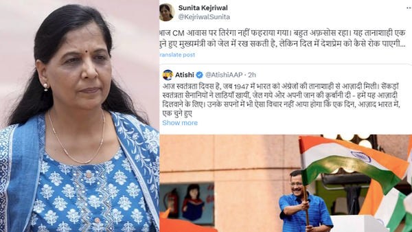 Delhi CM Arvind Kejriwal s wife