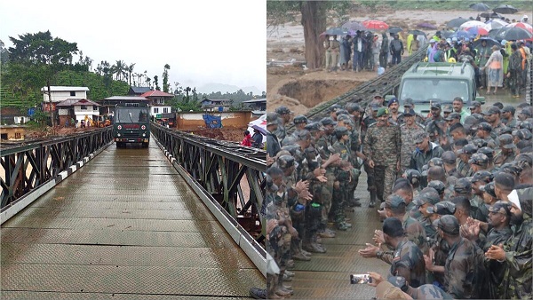 Wayanad Landslide Bailey bridge