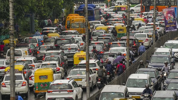 Delhi traffic jam