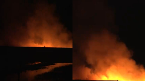 Fire broke out in a warehouse in Narela