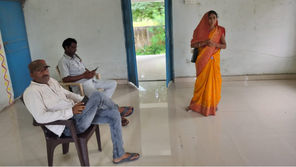 Insult of woman sarpanch in Satna Akouna