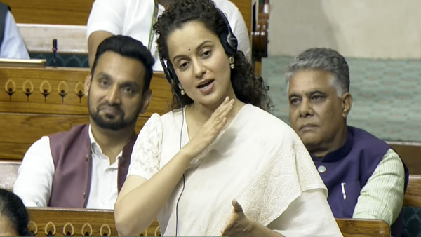 Kangana Ranaut in Parliament