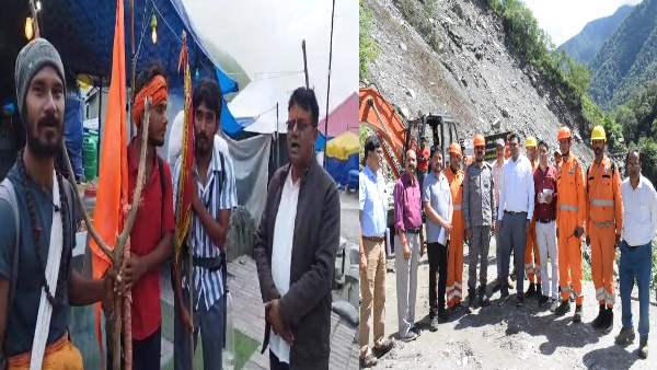 Kedarnath walking route repaired after 15 days pilgrims from UP Gujarat and Haryana reached