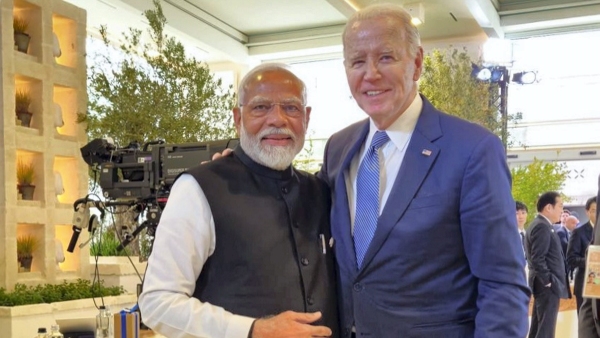 Joe Biden commends PM Narendra Modi