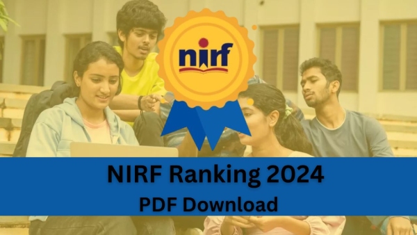 NIRF Ranking PDF Download 2024