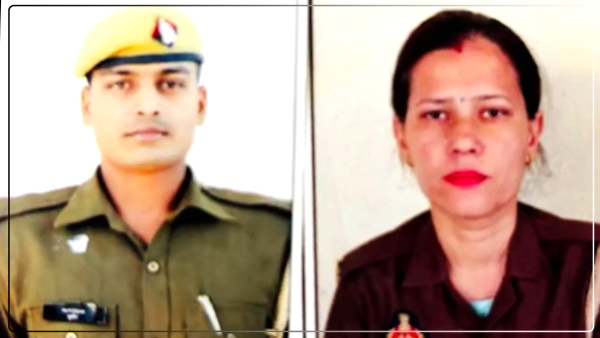 up-news-horrible-accident-in-muzaffarnagar-truck-hits-police-couple-riding-a-bike