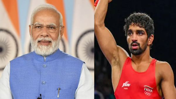 PM Modi congratulates Aman Sehrawat