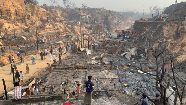 Myanmar deadly drone attack on Rohigyas