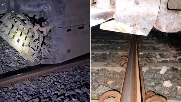 Sabarmati Express derailed Sabarmati Express derailed