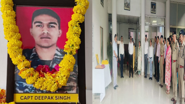 Sad news celebration independence martyr Captain Deepak Shaheed Dehradun CM pushkar Dhami tribute
