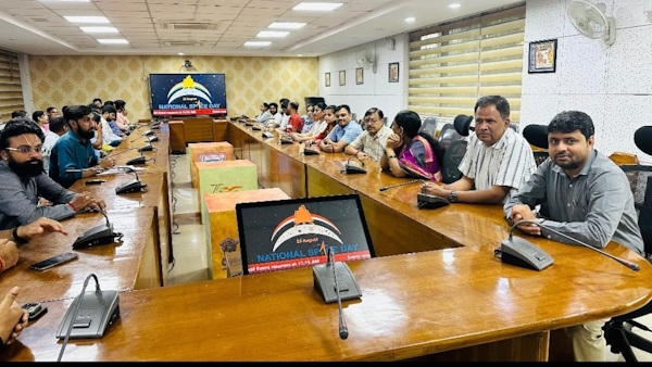 National Space Day celebrated at Central Sanskrit University