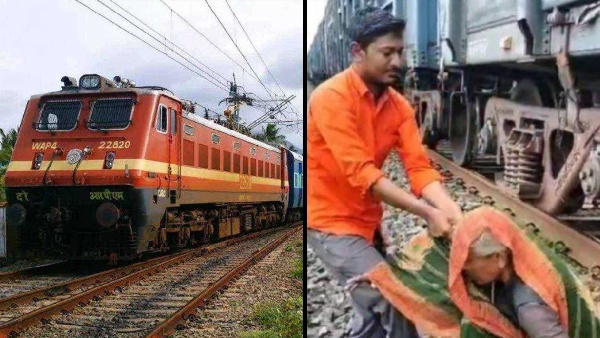 The train passed over but there was no scratch The train passed over but there was no scratch