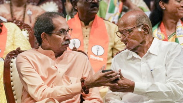 Uddhav Thackeray Sharad Pawar