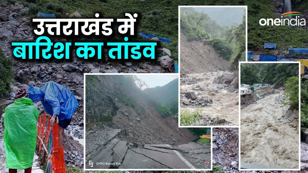 Uttarakhand weather Kedarnath road ghansali cloud burst chos heavy rain nine died separate accidents