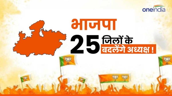 Big change in MP BJP presidents of 25 districts can be changed