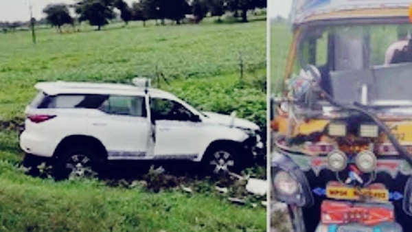 CM Mohan Yadav s convoy collided with a car auto driver got assistance of Rs 50 thousand