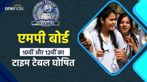 MP Board Time table released for 10th and 12th 10th exam from 27th February see list