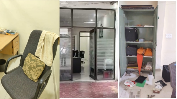 Theft at the bungalow of former CM Digvijay Singh MLA son Jaivardhan Singh police Theft at the bungalow of former CM Digvijay Singh MLA son Jaivardhan Singh police