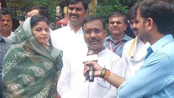 Congress protest on demand of JPC investigation into Adani-Hindenberg SEBI case Kamleshwar Patel