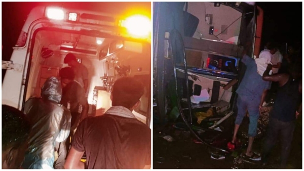 Bus going from Bhopal to Hyderabad overturns in Pandhurna 5 killed 40 injured