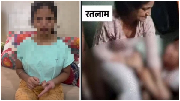 Aunt s truth came out in the viral video case of beating niece in Ratlam girl statement