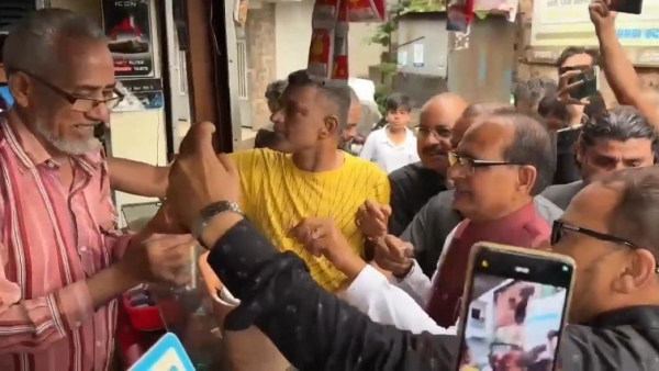 Agriculture Minister Shivraj Singh Chauhan sipped tea at Sandghat people said - I miss you uncle