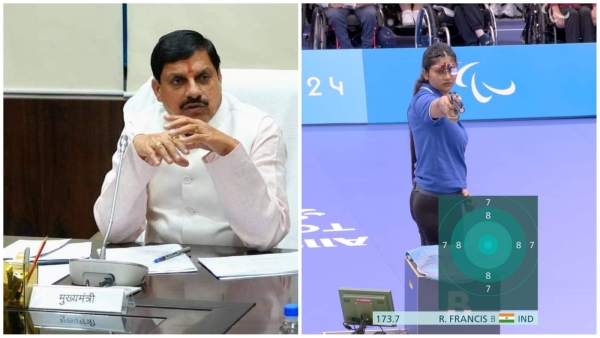 CM Mohan Yadav congratulated Rubina Francis who won bronze medal in Paralympics