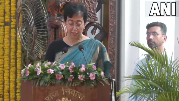 Delhi New CM Atishi Oath Ceremony