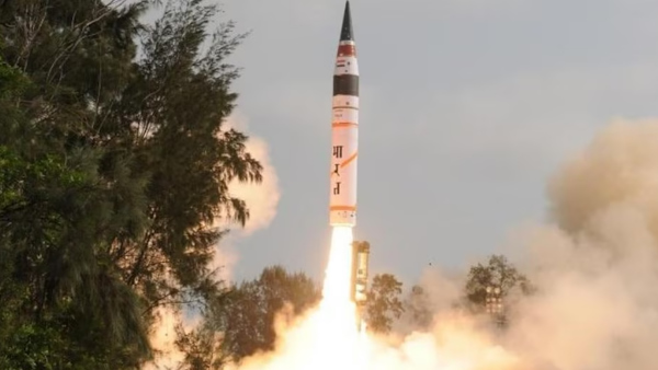 Ballistic Missile Agni-4 test