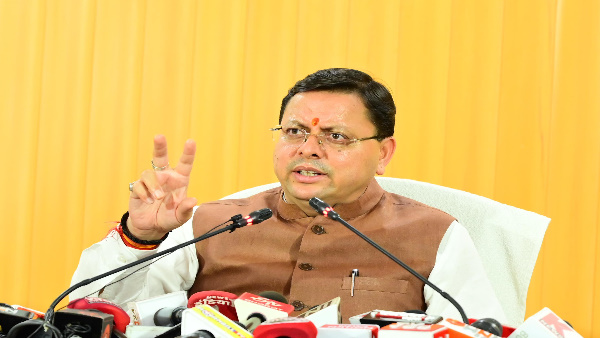 CM PUSHKAR Dhami big announcement BHU KANUN land law big changes BJP government decision