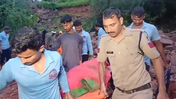 Datia Wall Collapsed