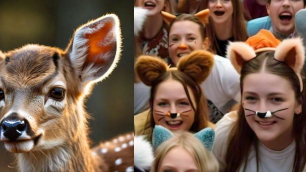 humans move their ears