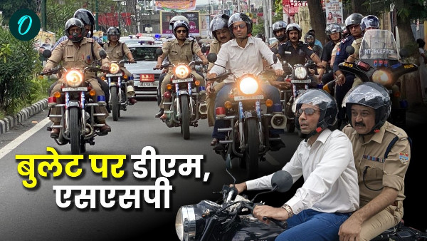 Dehradun news DM and SSP on streets riding bullets unique initiative improve system at Ground Zero
