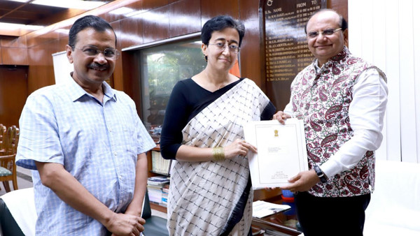 Former CM Kejriwal with Governer