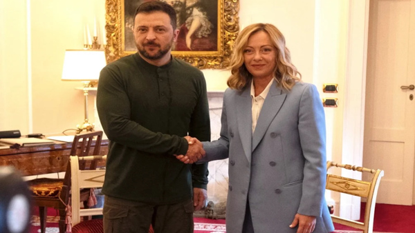 Georgia Miloni with Ukraine PM