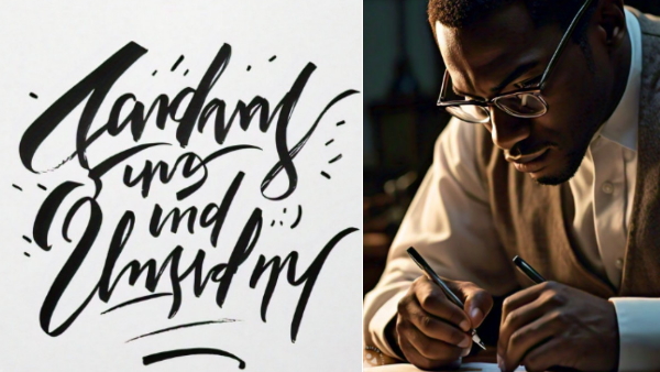 handwriting difference