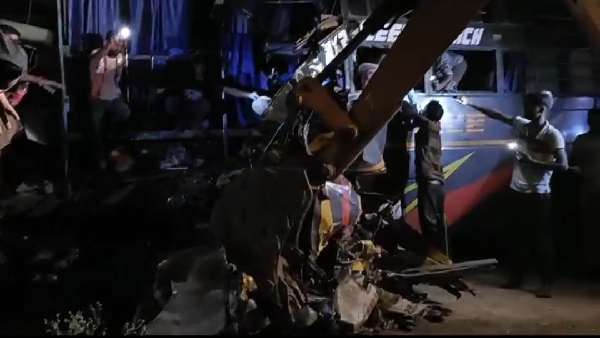 maihar bus hiva accident photos