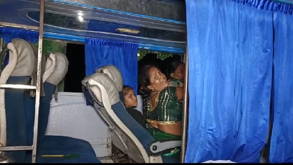 maihar bus hiva accident photos