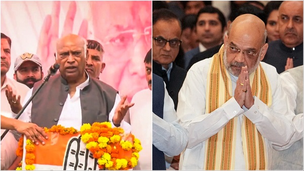 Mallikarjun Kharge Amit Shah