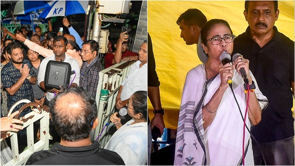 Mamata Banerjee Protesting doctors