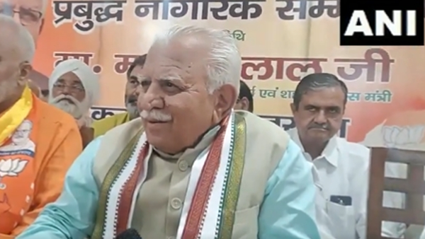 Manohar Lal Khattar on Kauri Shailja Randeep Surjewala