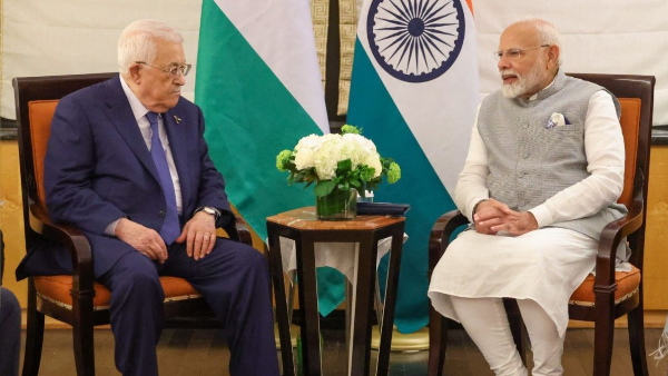 PM Modi meets Palestinian President